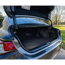 CBM-LEXUS-ES-1825-CF, LEXUS ES 2018~2025 Boot Mat – Raised Edge TPV, Carbon-Style Pattern Texture