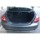 CBM-MBZ-W205-CF, Mercedes-Benz C Class W205 2015~2021 Boot Mat – Raised Edge TPV, Carbon-Style Pattern Texture