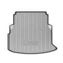 CBM-MBZ-E-CLASS-24+-CF, imix home Mercedes-Benz E Class W214 2024+ Boot Mat – Raised Edge TPV, Carbon-Style Pattern Texture