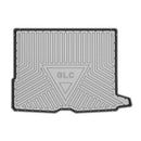 CBM-MBZ-GLC-1522-CF, Mercedes-Benz GLC / X253 2015~2022 Boot Mat – Raised Edge TPV, Carbon-Style Pattern Texture