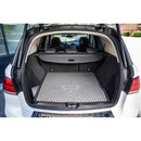 CBM-MBZ-GLE-1519-CF, Mercedes-Benz GLE SUV/ W166 2015~2019 Boot Mat – Raised Edge TPV, Carbon-Style Pattern Texture