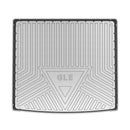 CBM-MBZ-GLE-2025-CF, Mercedes-Benz GLE SUV/ V167 2020~2025 Boot Mat – Raised Edge TPV, Carbon-Style Pattern Texture