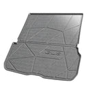 CBM-MBZ-GLS-2026-CF, Mercedes-Benz GLS / X167 2020~2026 Boot Mat – Raised Edge TPV, Carbon-Style Pattern Texture
