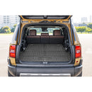 CBM-PRADO-LC250-24+-CF, imix home TOYOTA LAND CRUISER PRADO/LC250 2024+ Boot Mat / Split-Design – Raised Edge TPV, Carbon-Style Pattern Texture