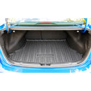 CBM-CERATO-1318-CF, imix home KIA SERATO / YD 2013-2018 Boot Mat – Raised Edge TPV, Carbon-Style Pattern Texture