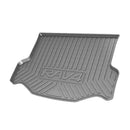 CBM-TO-RAV4-1319-CF, TOYOTA RAV4 XA40 2013~2019 Boot Mat – Raised Edge TPV, Carbon-Style Pattern Texture