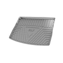 CBM-VW-GOLF-7-CF, VW GOLF 7/7.5 Boot Mat – Raised Edge TPV, Carbon-Style Pattern Texture