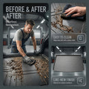 CBM-VW-GOLF-7-CF, VW GOLF 7/7.5 Boot Mat – Raised Edge TPV, Carbon-Style Pattern Texture