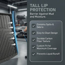 CBM-VW-JETTA-1321-CF, VW JETTA 2013~2021 Boot Mat – Raised Edge TPV, Carbon-Style Pattern Texture