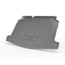 CBM-VW-GOLF-8-LP-CF, VW GOLF 8 Lower Position Boot Mat–Raised Edge TPV, Carbon-Style Pattern Texture