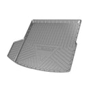 CBM-VW-PASSAT-1924-CF, VW PASSAT 2019~2024 Boot Mat – Raised Edge TPV, Carbon-Style Pattern Texture