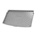 CBM-VW-POLO-HB-1923-TOP-CF, VW POLO Hatch Back 2019~2023 Upper Boot Mat – Raised Edge TPV, Carbon-Style Pattern Texture