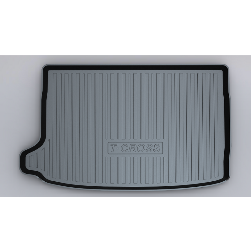 CBM-VW-T-CROSS-1923-TOP, VW T-CROSS 2019~2023 Heavy Duty Rubber 3D Moulded Car Boot Mat-Upper Layer
