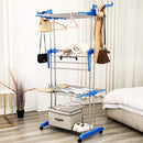 CDR-8026, Clothes Airer Drying Rack 4 Tier Foldable Adjustable Laundry Rack