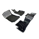 CFM-C63-W205-1421-CF-CP, imix home Premium 3D-Moulded Double-Layer Floor Mats-Mercedes Benz C63/W205 (3-Piece Set)