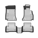 CFM-C63-W205-1421-CF-CP, imix home Premium 3D-Moulded Double-Layer Floor Mats-Mercedes Benz C63/W205 (3-Piece Set)