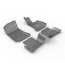 CFM-C63-W205-1421-CF-CP, imix home Premium 3D-Moulded Double-Layer Floor Mats-Mercedes Benz C63/W205 (3-Piece Set)