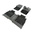 CFM-POER-DC-1924-CF-CP, imix home Premium 3D-Moulded Double-Layer Floor Mats – GWM POER-Double Cab/2019~2024(3-Piece Set)