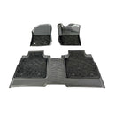 CFM-POER-DC-1924-CF-CP, imix home Premium 3D-Moulded Double-Layer Floor Mats – GWM POER-Double Cab/2019~2024(3-Piece Set)