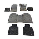 CFM-POER-DC-1924-CF-CP, imix home Premium 3D-Moulded Double-Layer Floor Mats – GWM POER-Double Cab/2019~2024(3-Piece Set)