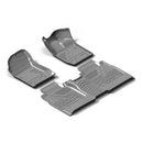 CFM-POER-DC-1924-CF-CP, imix home Premium 3D-Moulded Double-Layer Floor Mats – GWM POER-Double Cab/2019~2024(3-Piece Set)