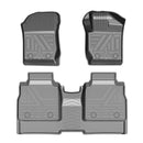 CFM-POER-DC-1924-CF-CP, imix home Premium 3D-Moulded Double-Layer Floor Mats – GWM POER-Double Cab/2019~2024(3-Piece Set)