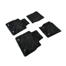 CFM-POER-DC-1924-CF-CP, imix home Premium 3D-Moulded Double-Layer Floor Mats – GWM POER-Double Cab/2019~2024(3-Piece Set)