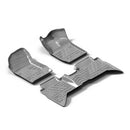 CFM-POER-SC-1924-CF-CP, imix home Premium 3D-Moulded Double-Layer Floor Mats – GWM POER-Single Cab/2019~2024(3-Piece Set)