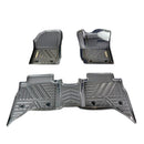 CFM-POER-SC-1924-CF-CP, imix home Premium 3D-Moulded Double-Layer Floor Mats – GWM POER-Single Cab/2019~2024(3-Piece Set)