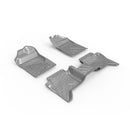 CFM-RANGER-22+-CF-CP, imix home Premium 3D-Moulded Double-Layer Floor Ford Ranger 2022 Onward (3-Piece Set)