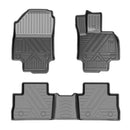 CFM-RAV4-1924-CF-CP, imix home Premium 3D-Moulded Double-Layer Floor Mats-TOYOTA RAV-4 / 2019~2024(3-Piece Set)