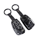 CKC-AUDI-A-FCF,Forged Carbon Fibre Look AUDI Type A Car Key Case & Holder