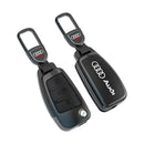 CKC-AUDI-A-Z-GM,AUDI Zinc Alloy Key Cover with Keychain | Smart Key Fob Protector | Durable Anti-Scratch Metal Case