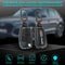CKC-AUDI-A-Z-GM,AUDI Zinc Alloy Key Cover with Keychain | Smart Key Fob Protector | Durable Anti-Scratch Metal Case