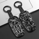 CKC-AUDI-B-FCF,Forged Carbon Fibre Look AUDI Type B Car Key Case & Holder
