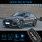 CKC-AUDI-B-Z-GM,AUDI Zinc Alloy Key Cover with Keychain | Smart Key Fob Protector | Durable Anti-Scratch Metal Case
