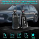 CKC-AUDI-C-Z-GM,AUDI Zinc Alloy Key Cover with Keychain | Smart Key Fob Protector | Durable Anti-Scratch Metal Case