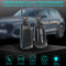 CKC-AUDI-C-Z-GM,AUDI Zinc Alloy Key Cover with Keychain | Smart Key Fob Protector | Durable Anti-Scratch Metal Case