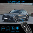 CKC-AUDI-C-Z-GM,AUDI Zinc Alloy Key Cover with Keychain | Smart Key Fob Protector | Durable Anti-Scratch Metal Case