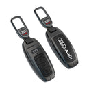 CKC-AUDI-D-Z-GM,AUDI Zinc Alloy Key Cover with Keychain | Smart Key Fob Protector | Durable Anti-Scratch Metal Case