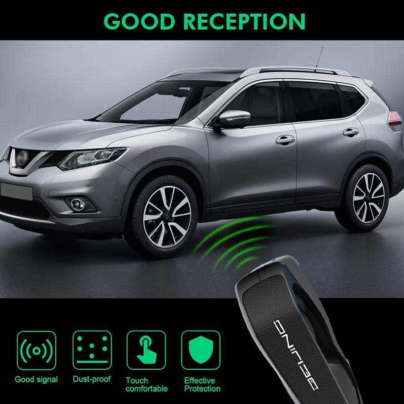 CKC-BEIJING-A-Z-GM,BAIC Zinc Alloy Key Cover with Keychain | Smart Key Fob Protector | Durable Anti-Scratch Metal Case