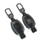 CKC-BENZ-B2-Z-GM,Mercedes Benz Zinc Alloy Key Cover with Keychain | Smart Key Fob Protector | Durable Anti-Scratch Metal Case
