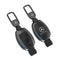 CKC-BENZ-B3-Z-GM,Mercedes Benz Zinc Alloy Key Cover with Keychain | Smart Key Fob Protector | Durable Anti-Scratch Metal Case
