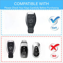 CKC-BENZ-B3-Z-GM,Mercedes Benz Zinc Alloy Key Cover with Keychain | Smart Key Fob Protector | Durable Anti-Scratch Metal Case