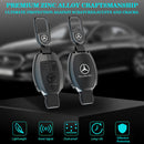 CKC-BENZ-B3-Z-GM,Mercedes Benz Zinc Alloy Key Cover with Keychain | Smart Key Fob Protector | Durable Anti-Scratch Metal Case