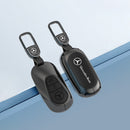 CKC-BENZ-C-Z-GM,Mercedes Benz Zinc Alloy Key Cover with Keychain | Smart Key Fob Protector | Durable Anti-Scratch Metal Case