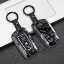 CKC-BMW-A-FCF,Forged Carbon Fibre Look BMW Type A Car Key Case & Holder