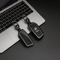 CKC-BMW-C-Z-GM,BMW Zinc Alloy Key Cover with Keychain | Fits BMW 1/3/5/7 Series X3 X4 M5 M6 | Smart Key Fob Protector | Durable Anti-Scratch Metal Case