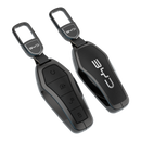 CKC-BYD-A-Z-GM,BYD Zinc Alloy Key Cover with Keychain | Smart Key Fob Protector | Durable Anti-Scratch Metal Case