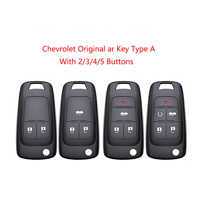 CKC-CHEVROLET-A3, Chevrolet Type A Car Key TPU Case & Holder